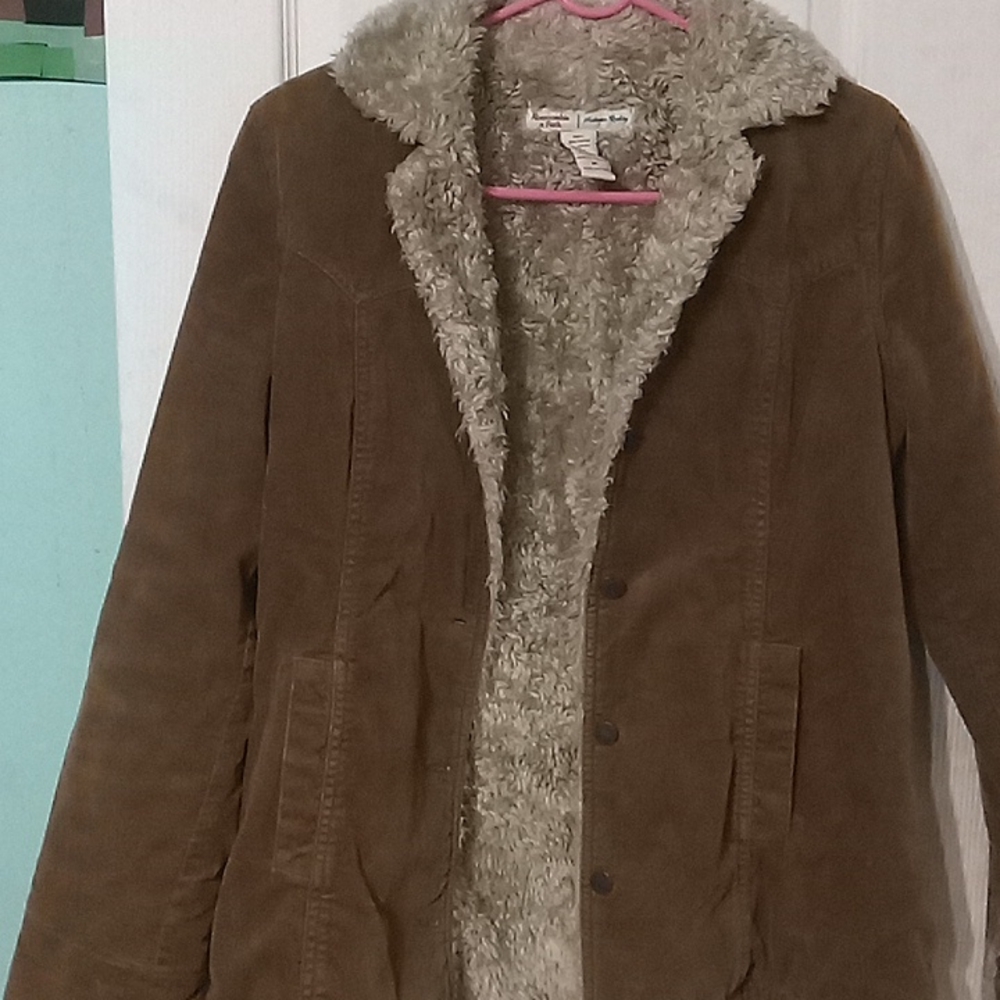 Fur jean jacket